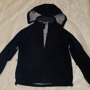 REI waterproof black jacket